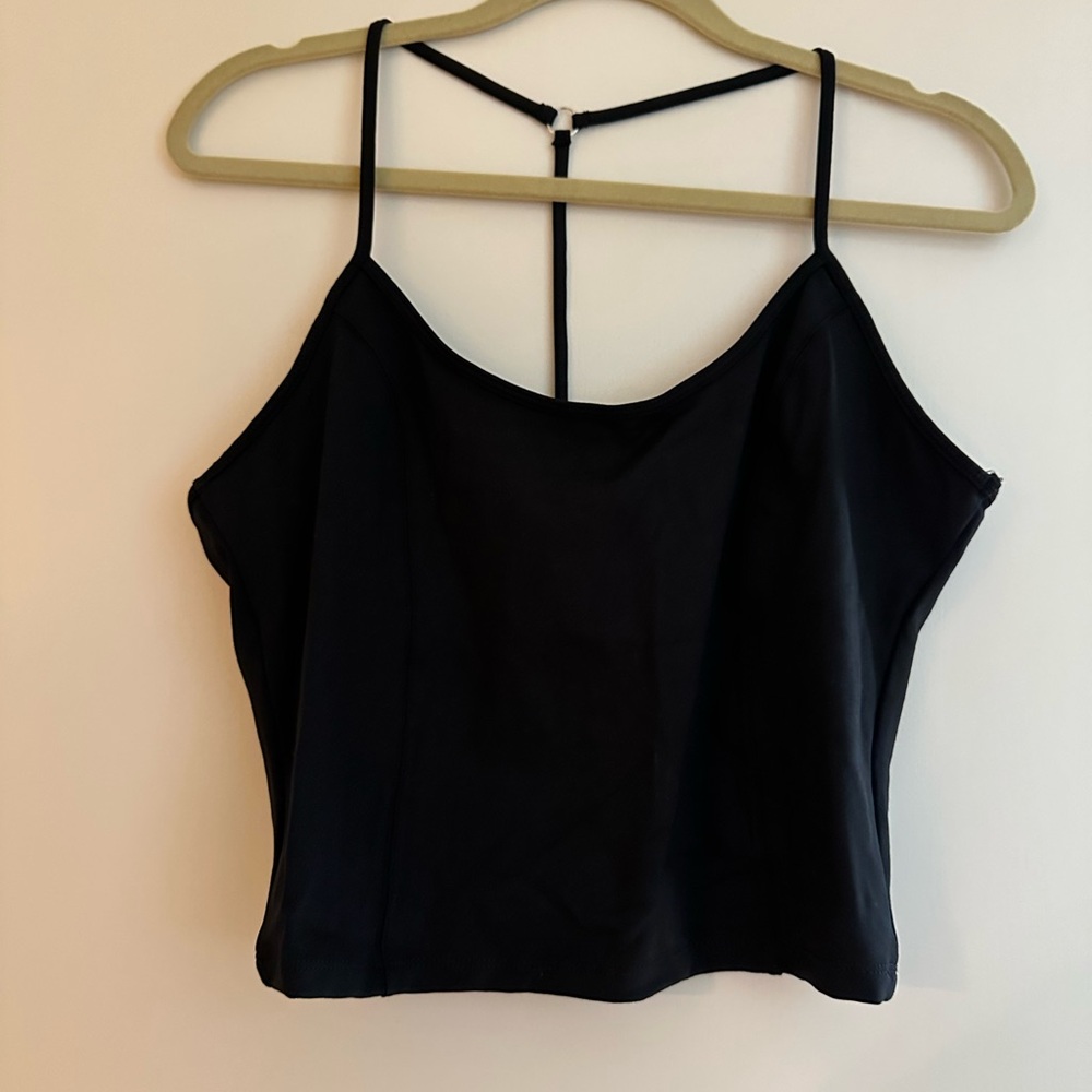 Victoria's Secret Black Backless Crop Camisole